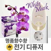 디퓨저 플러그/전기 발향 디퓨져/화이트머스크 방향제, 커스텀형-02.호랑나비, 디퓨저플러그 본체단품