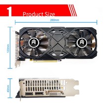 그래픽카드 rx 580 시리즈 컴퓨터 그래픽 카드 2048sp gddr5 비디오 카드 amd rx radeon 리퍼브용 placa de 비디오, 없음