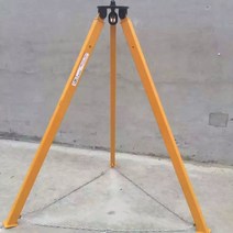 체인블럭 지지대 삼발이 삼각대 호이스트 크레인200kg, 2톤x3m 브래킷