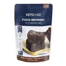 Keto And Co 퍼지 브라우니 베이킹 믹스, 1개, 290g