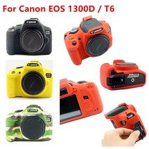 범용호환 실리콘 스킨 케이스 커버 캐논 EOS R10 R6 M50 90D 60D 800D 1300D 6D2 5D 마크 II 5DII T7i T6 T, 28 EOS R6 Red