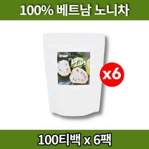 베트남 노니 열매 차 티 티백, 6팩