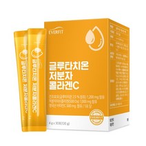 에버핏 글루타치온 저분자 콜라겐C 건조효모 비타민C, 3박스(90포)