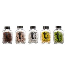 티시리즈 매직 고체 씹는 치약 양치 가글 구강 청결제 휴대용 캠핑 필수품 발포 여행용, 레몬향