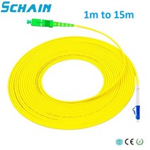 ojc 광케이블 sclc Fibra optica SC APC to LC UPC 단면 2.0mm PVC 단일 모드 광섬유 패치 케이블 점퍼 코, 03 3m