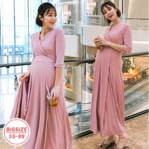 엠오엠 임부복 촥감기는 맥시 랩원피스 수유원피스 임산부