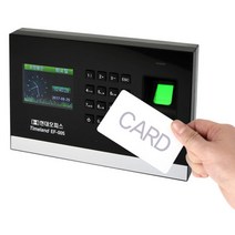 EF-005전용 근태관리기 출입증명 RF카드 출입관리 출근기록카드 출근체크 출퇴근관리기 출퇴근관리 근태기, 단면, C