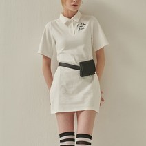 여성골프웨어 여자골프원피스 여름 라운딩 연습복 (아이보리 소라)