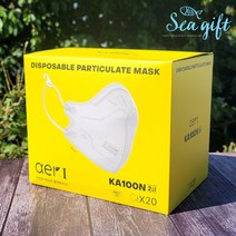 아에르 프로 산업용 마스크 화이트 KA100N (L) 20개입, 60매