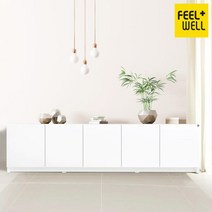 아트박스/필웰 테미스5칸와이드거실수납장, 화이트