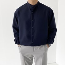 데일트 남자 헨리넥 차이나 오버핏 셔츠 남방