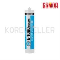 [GS모아] 실리콘 친환경 창호용 샷시용 실리콘 E-1000 카트리지 소시지 SSG, 흑색, 소세지(SSG)