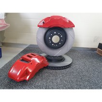 제네시스 DH 순정형 브레이크튜닝 EQ900 4P캘리퍼 360mm 375mm 디스크 1:1 교환방식, 본도장, 18인치