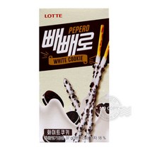 롯데 빼빼로 화이트 쿠키37g 발렌타인데이 연인 친구 직장 오리지날 페페로 빼빼로 데이 대용량 박스 초콜릿과자 기념일 크리스마스 홈파티 학원 회사 탕비실 할로윈데이 간식, 20입