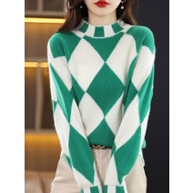 빅사이즈원피스 77 88 99 4XL-5XL 캐시미어 스웨터 숙녀 100 순수 울 라운드 넥 풀오버 캐주얼 니트 탑 느슨한 대형 가을 겨울 한국어