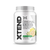 Xtend BCAA 레몬 라임 스퀴즈 90 서빙 아르기닌 글루타민 함유, 1개, 기본