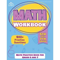6th and 7th Grade Math Workbook: Math Practice Book for Grade 6 and 7 [New Edition Includes 900] Pra... Paperback, Apex Test Prep
