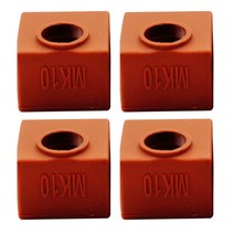 GHSHOP MK10 난방 블록에 대 한 4x 3D 프린터 실리콘 랩 케이스 양말 커버 수호자, 설명, 커피