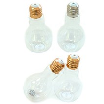 더조은키즈 700ml 전구페트병 전구모양병 플라스틱페트병, 1개, 전구무