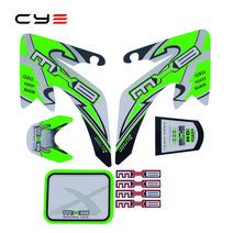핏먼지 자전거 데칼 crf50 paster 옐로우 그린 레드 블루 오토바이 스티커 CRF 50cc 레이싱 kohis, 06 green 1