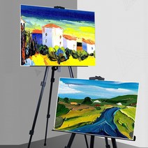 그림 휴대용 철제 이젤 야외 미술 취미 실내 스케치북 그릴때 화가, 쿠팡 본상품선택