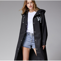 에버리빙 방수 블랙 레인코트