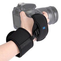 스냅케이스 PULUZ DSLR 카메라 손목 밴드 스트랩 핸드 그립 손잡이, 블랙, 1개