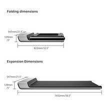 무동력트레드밀 워킹머신 런닝머신 NWE WalkingPad R1 Pro 러닝 머신 접이식 업라이트 스토리지 워킹 2in1, 01 GRAY