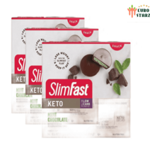 Slimfast 케토 민트 초코릿 스낵 컵 14팩X3세트 코코넛 엠시티 오일 슬림바디, 케토 민트-초코