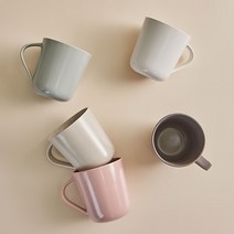로얄헤리티지 온반 도자기 머그컵 350ml, 잿빛, 1개