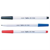 모나미/싸인펜351 (DZ), 적색, 1개