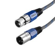 A.MINE XLR 케이블 마이크 케이블 10 피트 수 - 암 밸런스 3 핀 Shure SM 마이크 베링거 스피커 시스템 라디오 스테이션 등과 호환 가능125690CUNBA, 10FT_1