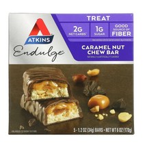 Atkins 앳킨스 앤둘지 바 캬라멜 너트 츄 5개입X3개