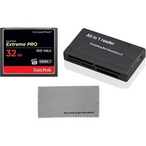 SanDisk Extreme Pro 32GB CompactFlash CF 메모리 카드는 캐논 EOS 5D Mark II 7D DSLR 카메라 HD UDMA 7(SDCFXPS-032G-X46, 1