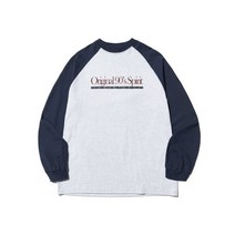 1993STUDIO 기용&한동 PICK 오리지널 라글란 롱 슬리브_그레이 ORIGINAL RAGLAN LONG SLEEVE_GRAY