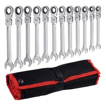 키밍 기어렌치 스패너 세트 플렉시블 공구 H2821, 12종