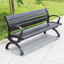 야외 벤치 나무 의자 공원 정류장 정원 조립식 테라스 전원 긴 조경, I
