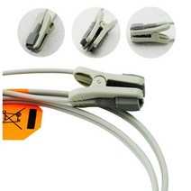 Nellcor-DB9 핀 Oximax Tech 애니멀/수의학 이어클립 Spo2 센서 맥박 산소 농도계 프로브, 한개옵션0