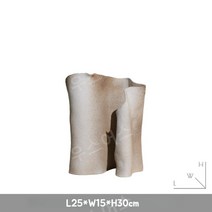 향수 의류 가방 편집샵 매장 상품 촬영 소품 인테리어 세라믹 장식 홈 모델 룸 수공예 카페 장식품, A.롤 장식 브라운(중)