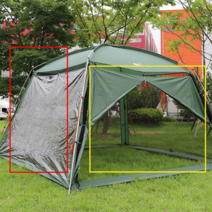 아웃도어채널 아웃도어채널 ODC 매쉬돔 280 전용 가림막/악세사리 외, 그라운드시트