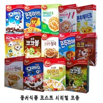 포스트 오레오오즈/레드 라이스앤화이버/프로틴 콘/쵸코후레이크 허니오즈 건강한칠곡 콘푸라이트1/3라이트 고소한현미 코코볼정글탐험대 시리얼, 건강한칠곡300g