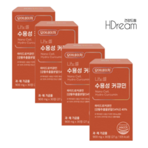 모어네이처 커큐민 강황 추출물 분말 고흡수율 수용성 나노셀 고농축 고함량 HD 커큐민, 모어네이처 수용성 커큐민 30정 4박스