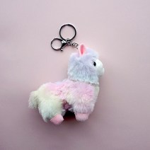 몽골 낙타 인형 부드러운 코튼 스탠딩 알파카 장난감 봉제 레인보우 말 동물 여성 매력 선물, 2.색상ful