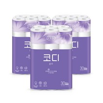 코디 순수 화장지 30m*30롤 3팩 (천연펄프 무형광 3겹)