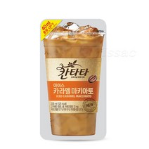 칸타타 파우치 카라멜마키아토 230ml x10팩/ 아이스 커피