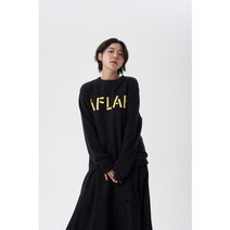 아플라프 [아플라프] W SWEAT-SHIRT 046 [블랙] (FSW010-01)
