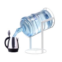 생수 브래킷 펌핑 워터 프레스 대형 핸드 프레스, 화이트 45cm 모델(15L-18.9L범용)
