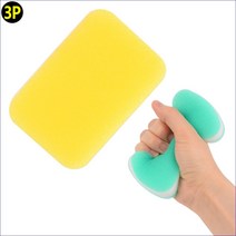 부드러운 사각 수세미 잘마르는 잘빨리는 네모 싱크대 스펀지, 1개, 1개