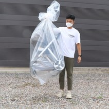 두꺼운 대형 PE 비닐봉투 유아용품 이삿짐 정리 김장비닐, 4호(100x120 5매)