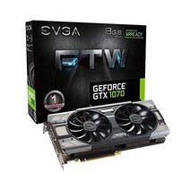 EVGA NVIDIA GeForce GTX 1070 8GB GDDR5 그래픽 카드 - ‎08G-P4-6276-KR